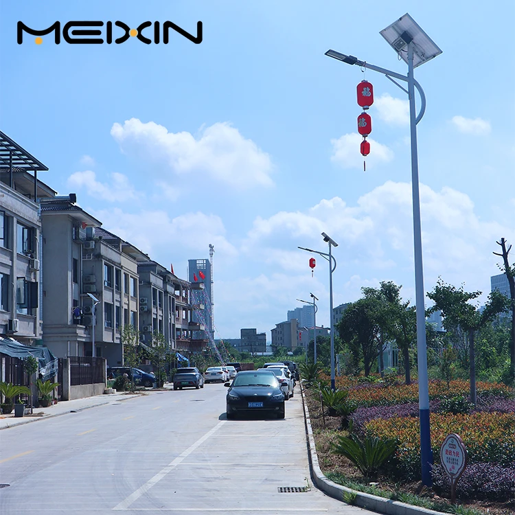 Meixin 1200W Solar Street Lights Outdoor 120000LM Dusk to Dawn LED Lamp, with Remote Control IP65 Waterproof for Parking Lot, Ya