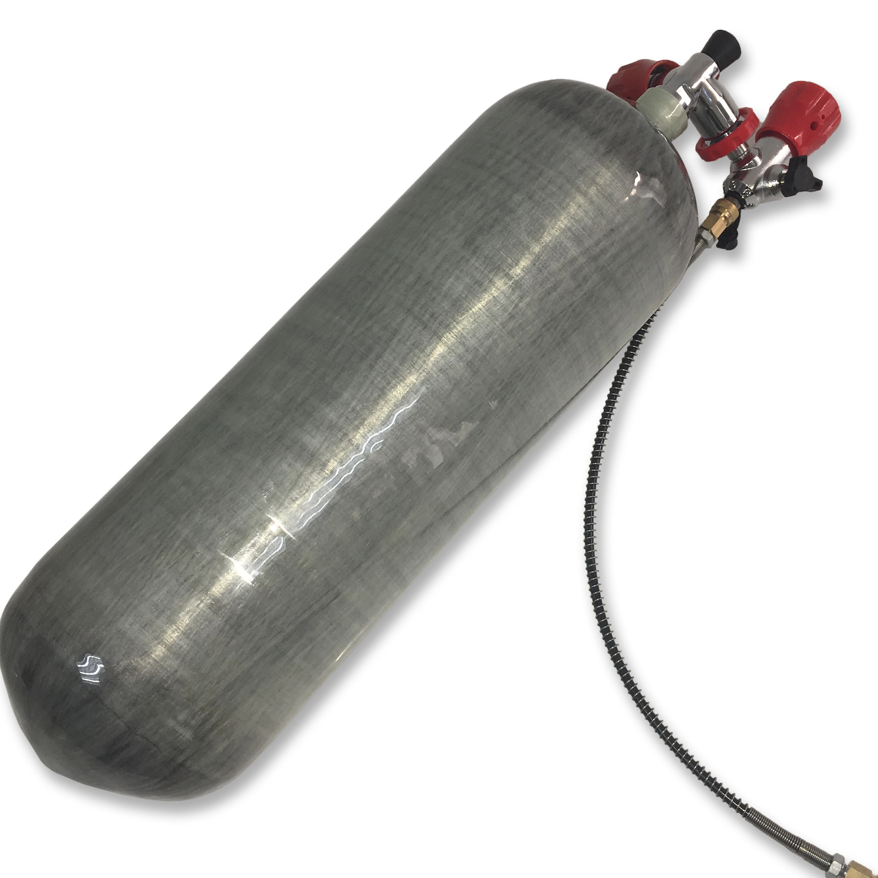 
Acecare Hot Sale 30Mpa CE Certification 9L Carbon Fiber Oxygen Cylinder Price With Valve And Fill Station For Diving 