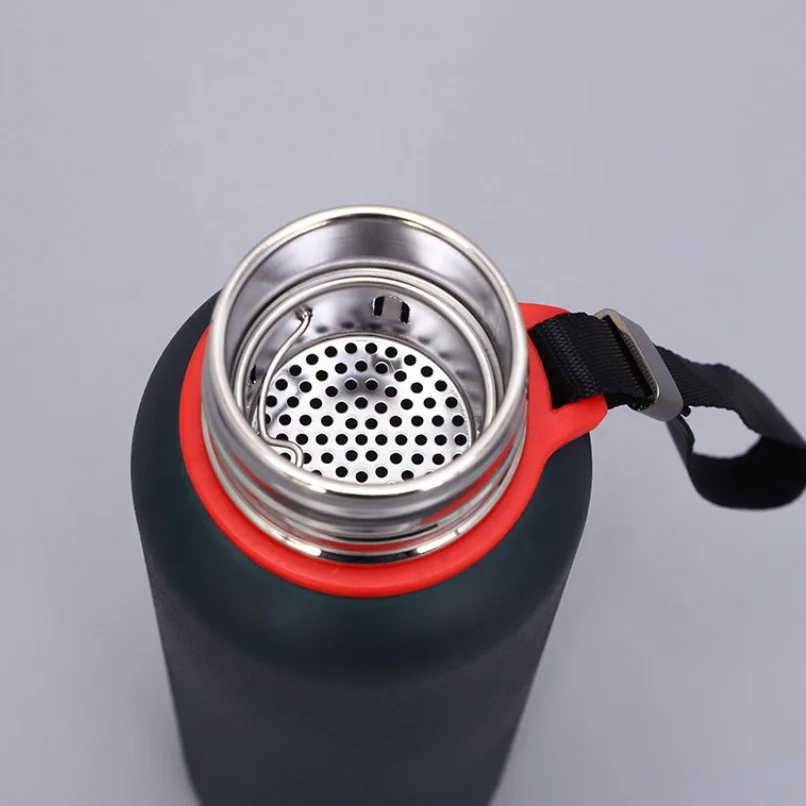 Wholesale custom print Hunter Water Bottle Advertise Cycling portable filter Sport Water Bottle with Portable Rope