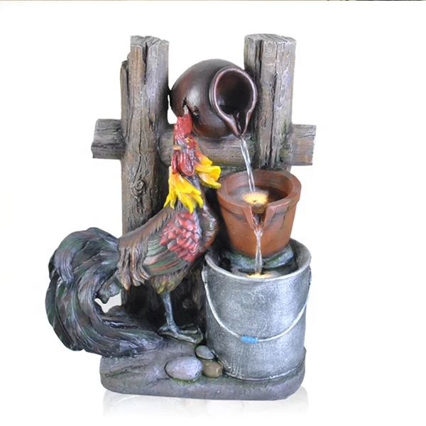
Resin fountain garden resin carving fountains for home decoration 