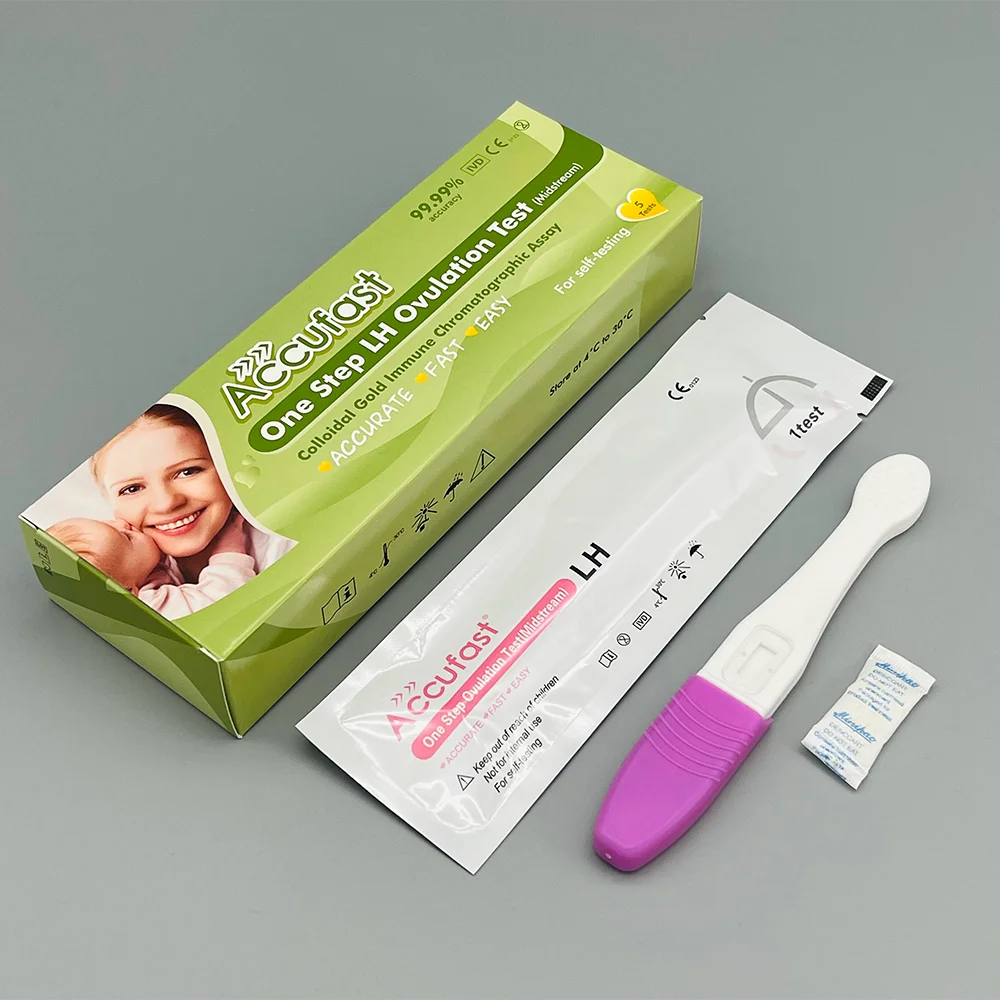 High Quality Factory Outlet Accuracy Over 99.99% One Step Ovulation LH Test Kit Ovulation LH Ovulation Test Kit