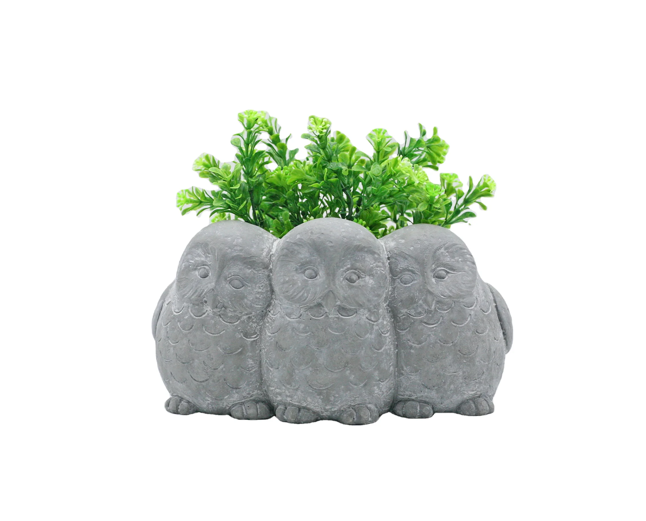 2023 new design resin garden decorations various fake flower design green plant products