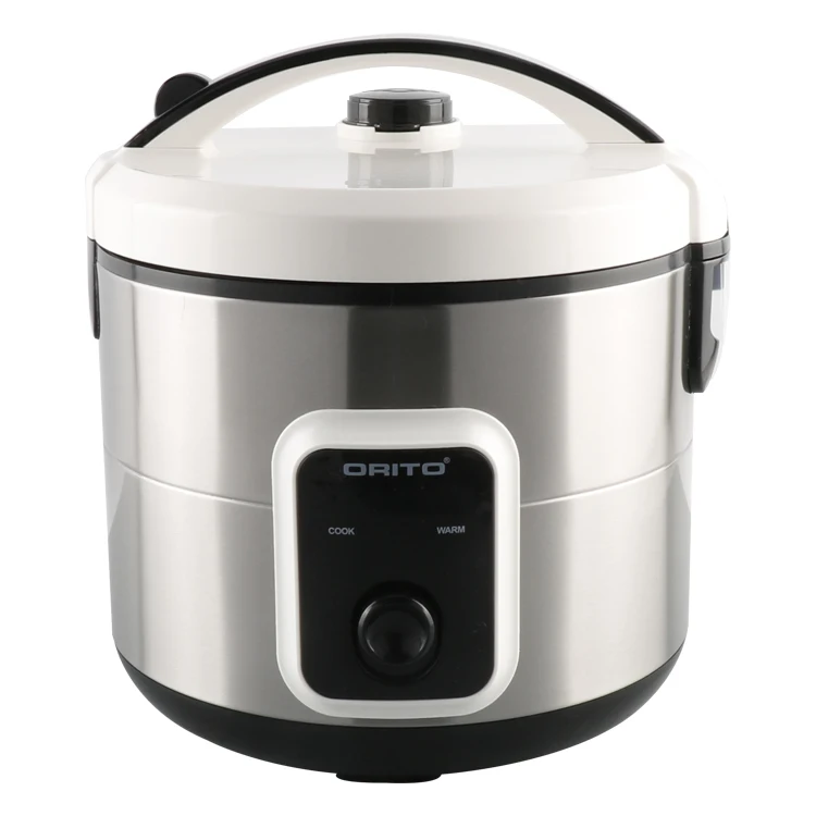 Promotional Price Kitchen Appliances Electrical Rice Cooker Deluxe Style with Colorful Stainless Steel Shell