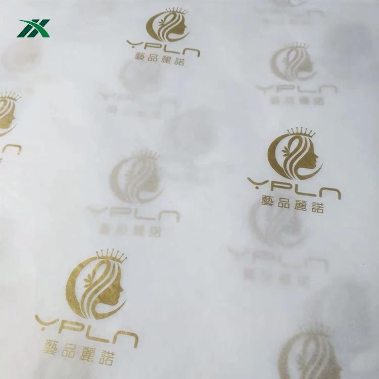 Профессиональная печать логотипа золото папиросной бумаги