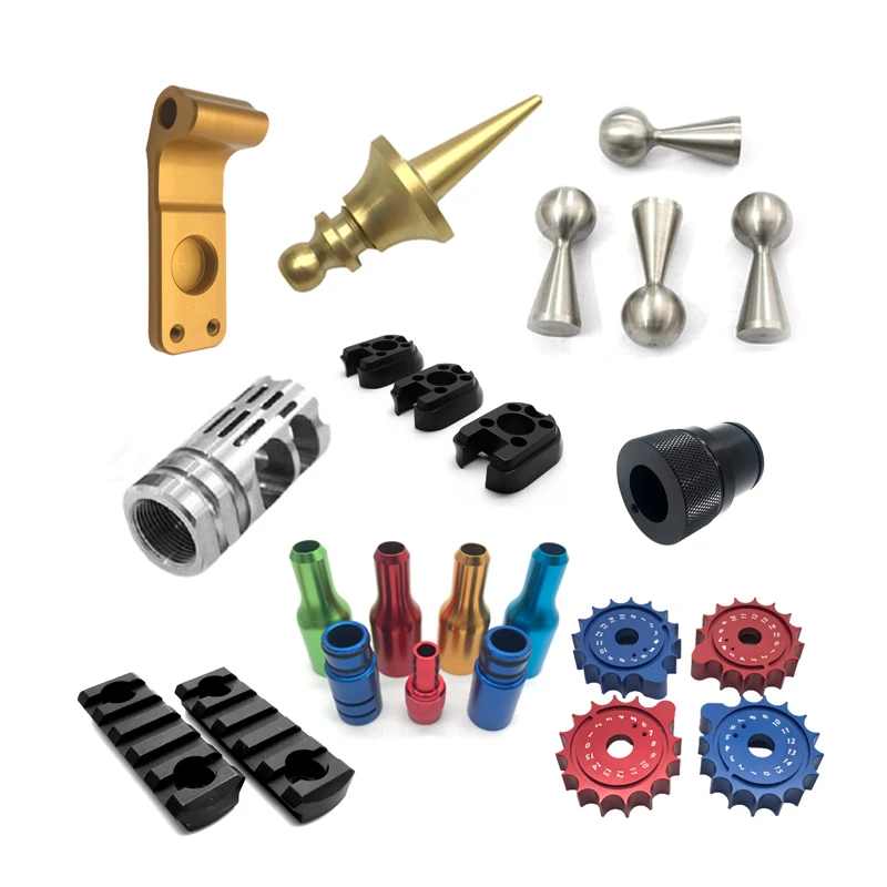 CNC Machining Services OEM 5 Axis CNC Machining Center Spare Parts Processing Anodized 6061 7075 Aluminium Parts