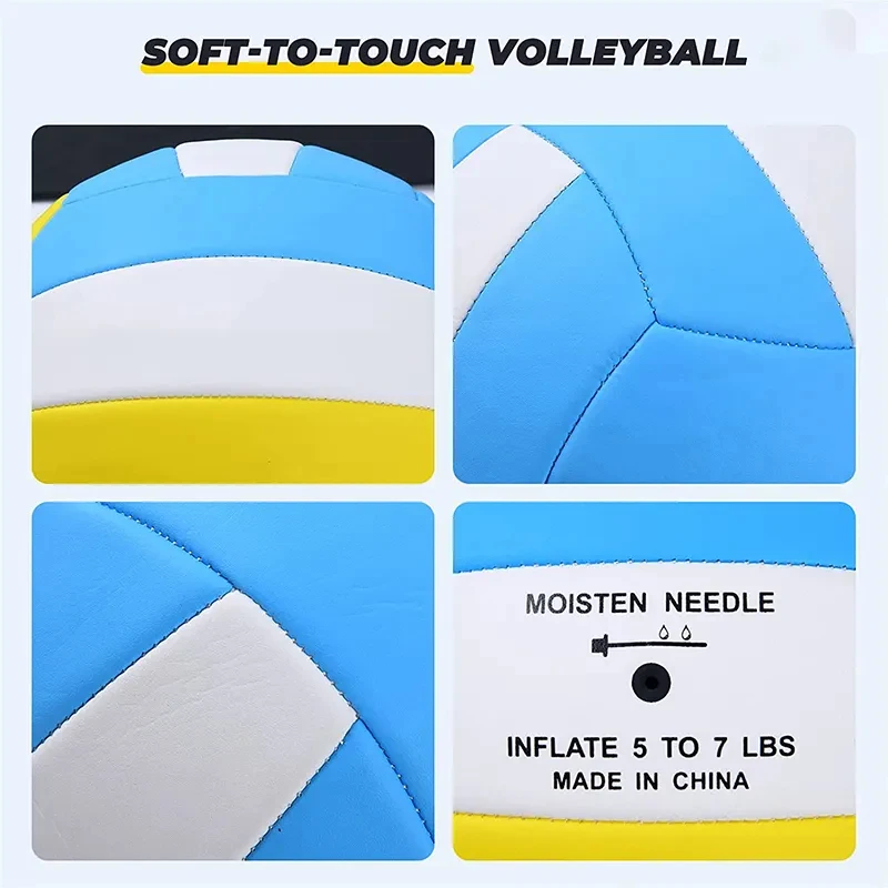 Professional Volleyball Net for Backyard Beach Portable Outdoor Volleyball Set with Winch System, 2' Aluminum Poles