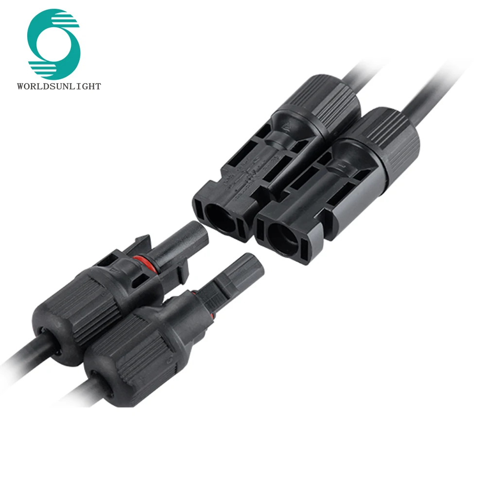 female male TUV IP67 1000V 30A DC solar panel branch series connector cable power plug