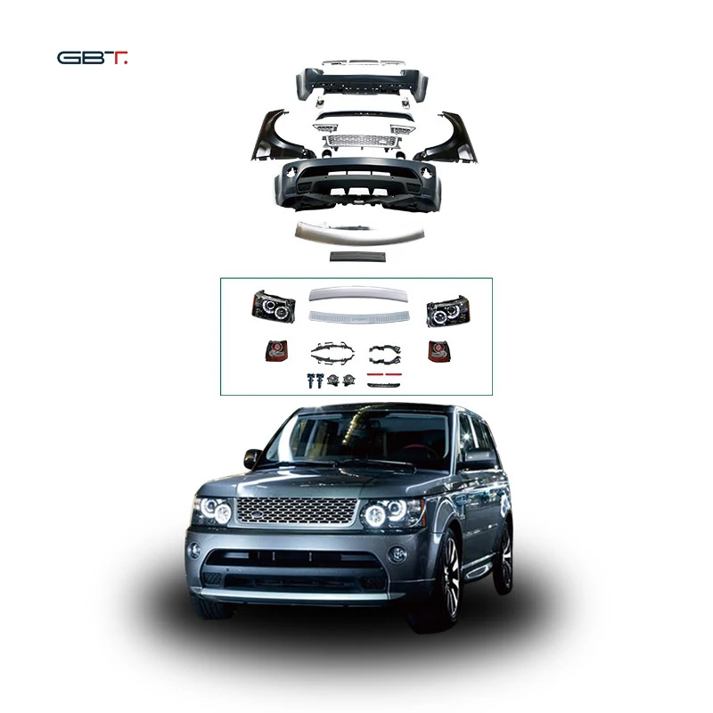 GBT Quality Car Modification Accessories Headlight Bumper Bumper Lips Upgrade Body Kit For 2012 Range Rovers Sport Model