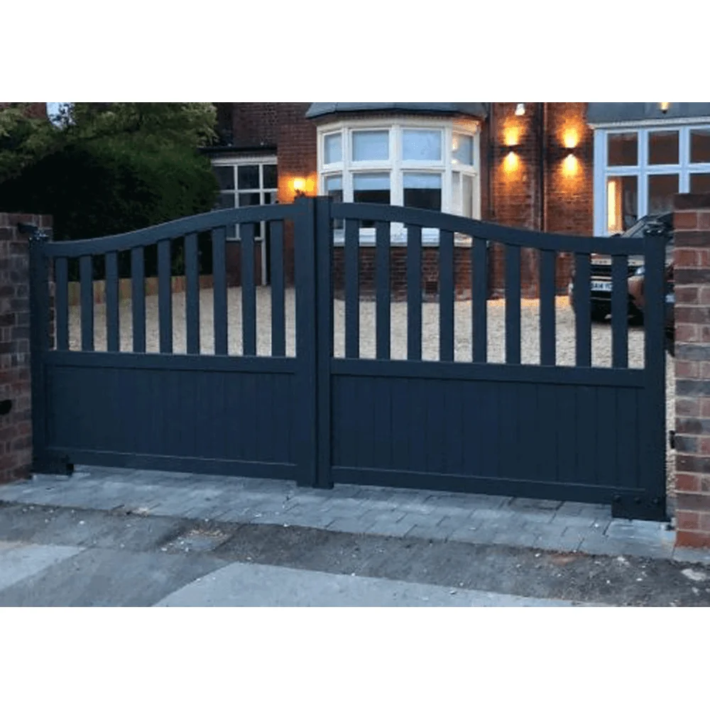 Aluminum Pannelli Recinzione Giardino Bianchi Driveway Fence Gate