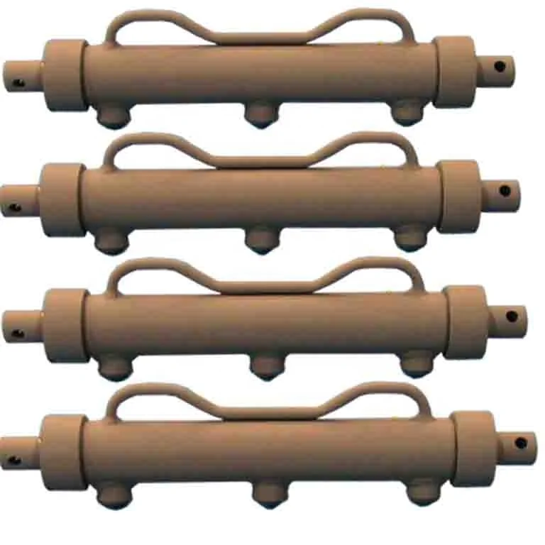 Manufacturer double acting hydraulic steering cylinder system for tractor