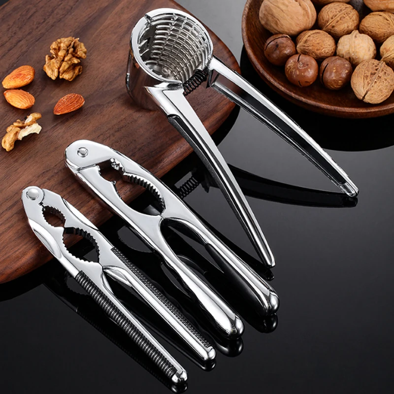 Hot Selling Zinc Alloy Walnut Cracker Nut Crusher Walnut Clips Household Kitchen Tools
