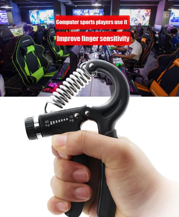 
10-40 Kg Adjustable Gripper Gym Power Exercises hand exerciser grips trengthener 