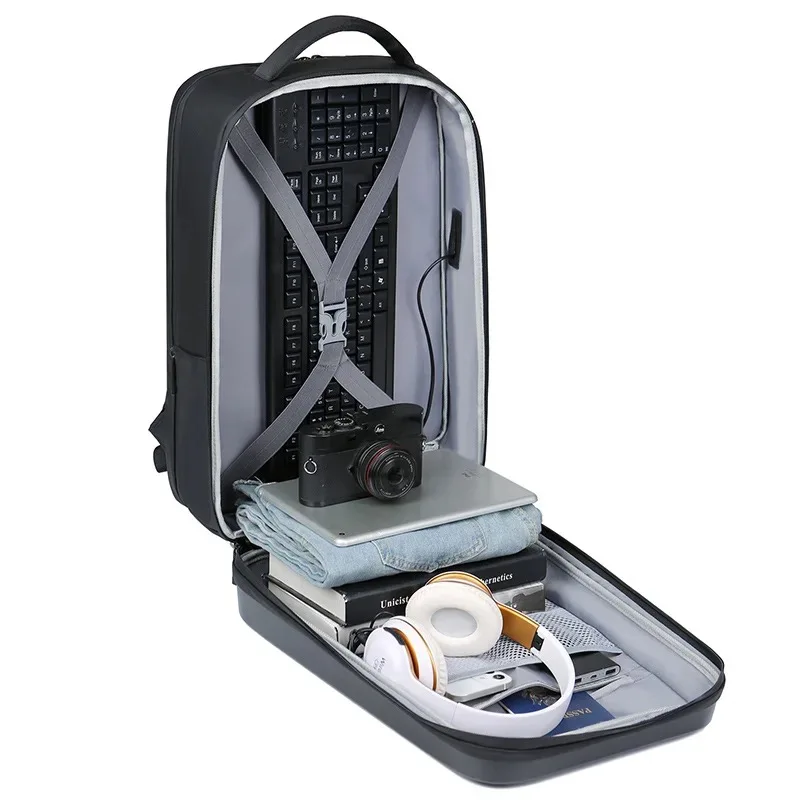 Large Capacity Oxford Waterproof Travelling Backpack Mens Backpacks Business Expandable Laptop Backpack Bag With Usb Charging