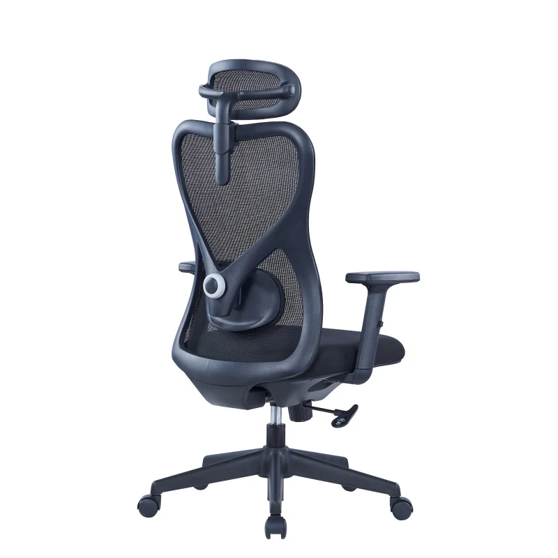 Office Chairs Luxury Modern Ergonomic Revolving Chair Office Lumbar Support High Back Black Office Chair