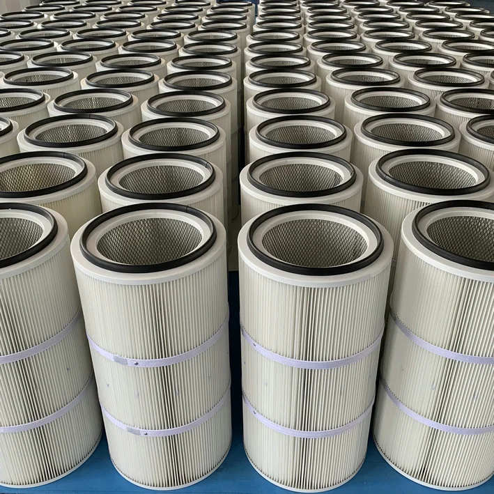 Квадратный фланец из полиэстера целлюлозы, элемент картриджа воздушного фильтра