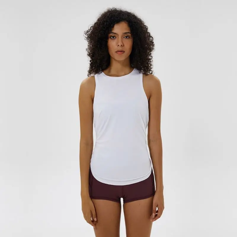 
Nylon and Spandex Tank Top for Women Gym Sports Wear Yoga Workout Tops Naked Sensation B337 