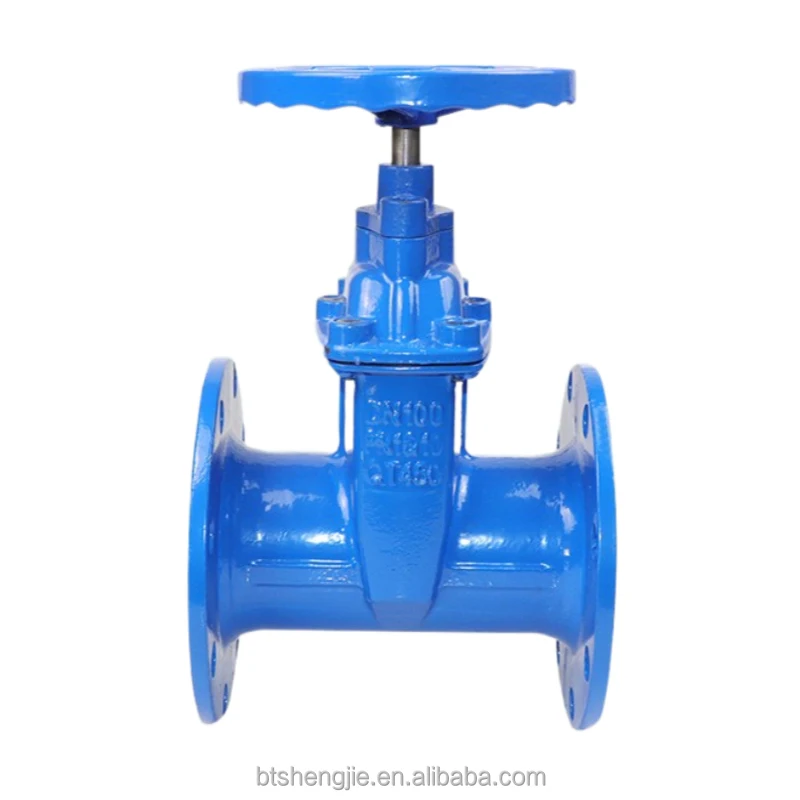 BS5163 DIN3352 F4/F5 PN10/16/25 чугунный GGG50 Не поднимающийся шток эластичный 6-дюймовый запорный клапан