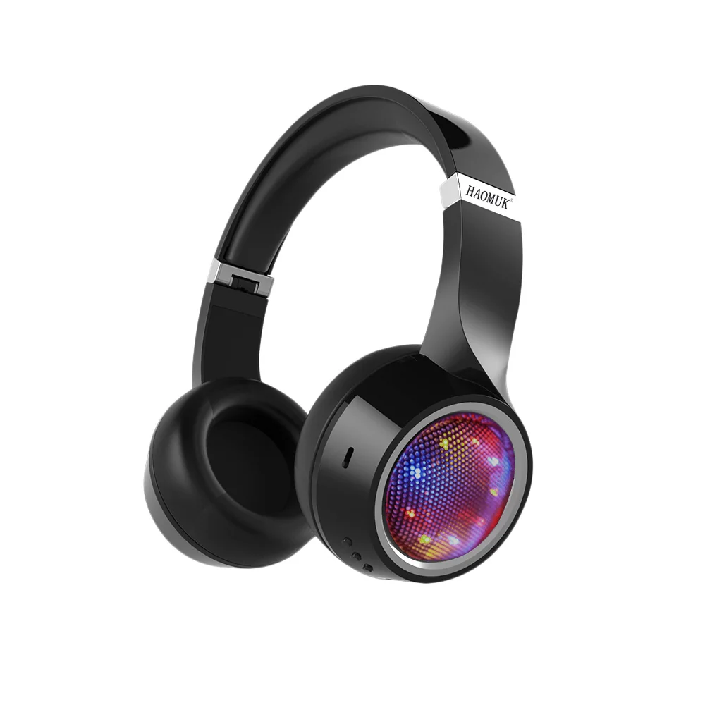 Fashionable design hot sale new product headsets headset earphones for bulk gift items LED fashion dj