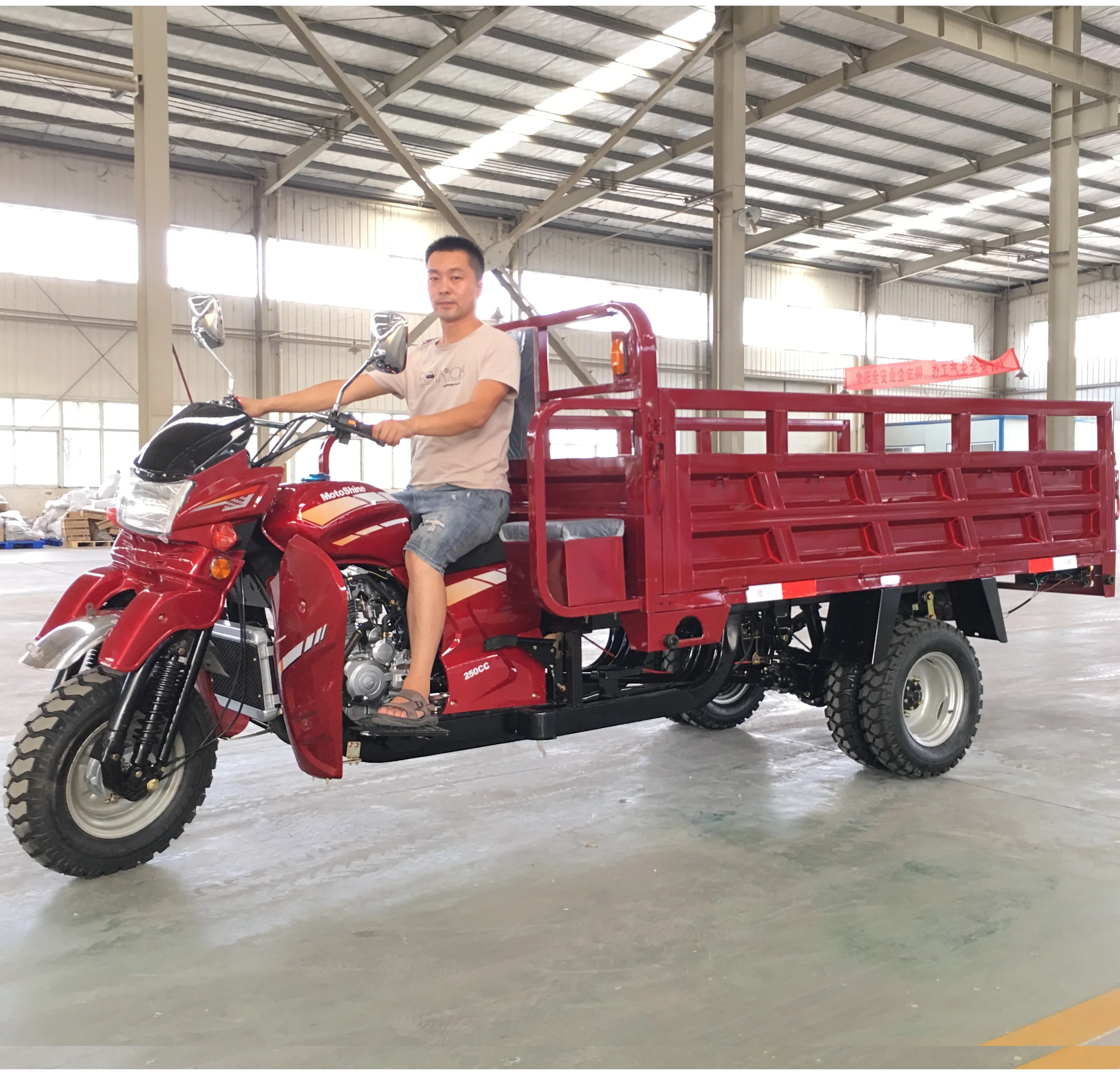 5 wheel trike/petrol motorcycle heavy loading Cargo trike for loading model KING-5R
