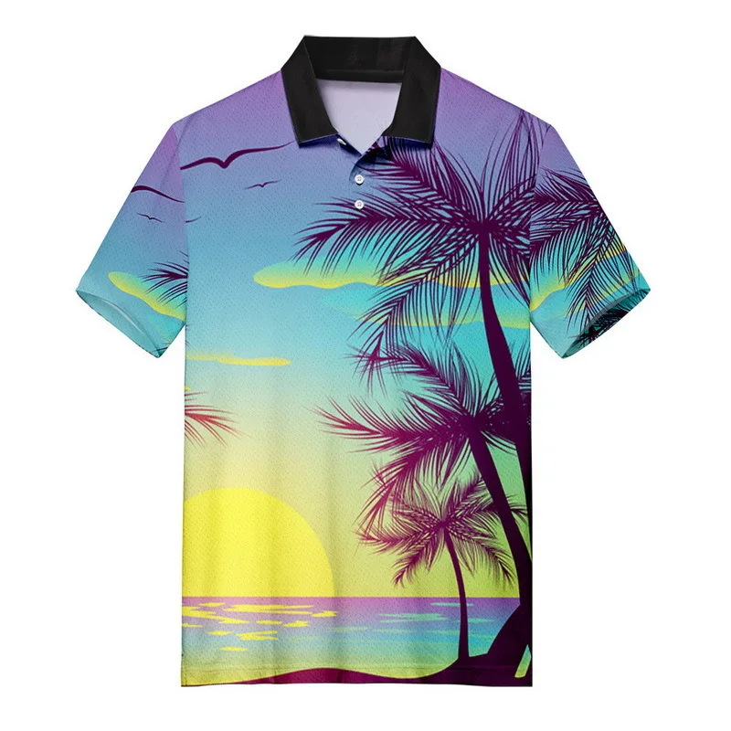 Custom Sublimated Printed Soft Dart Polo Shirts for Men suppliers the latest print products
