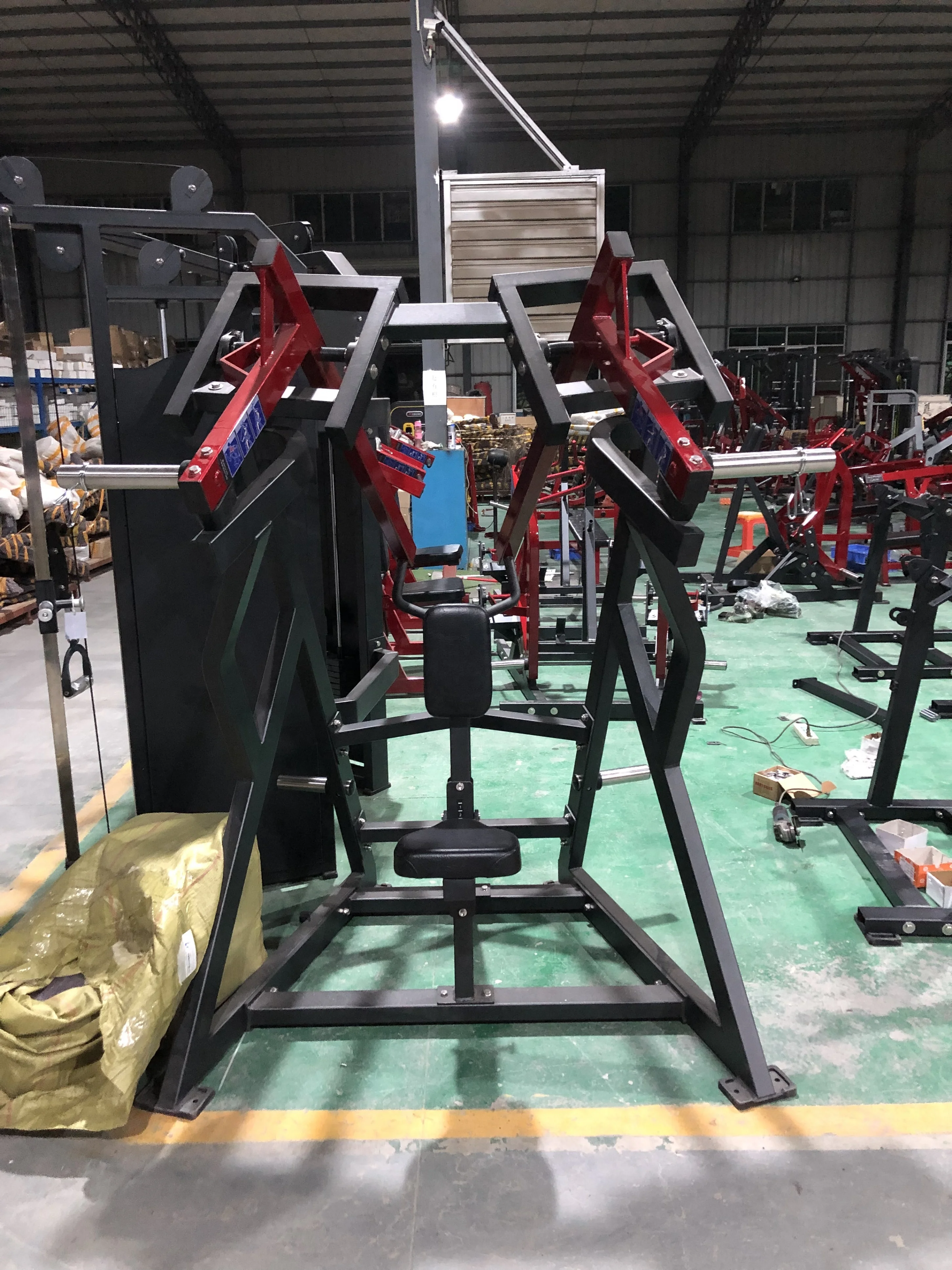Iso-lateral Incline Press Plate Loaded Fitness Equipment Slim Gym Exercise Machine Power Color Weight Remote Type