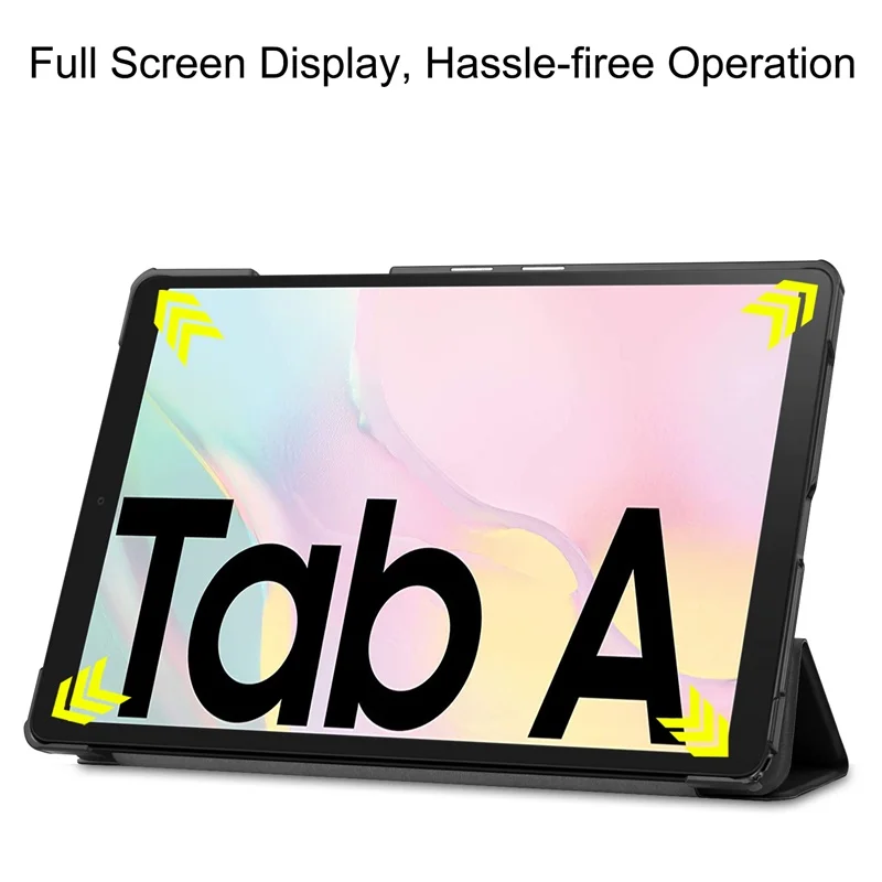 Для планшета Samsung Galaxy Tab A7 2020 чехол Смарт искусственная кожа Tri-flold планшетный ПК для SM-T500 SM-T505 10 4