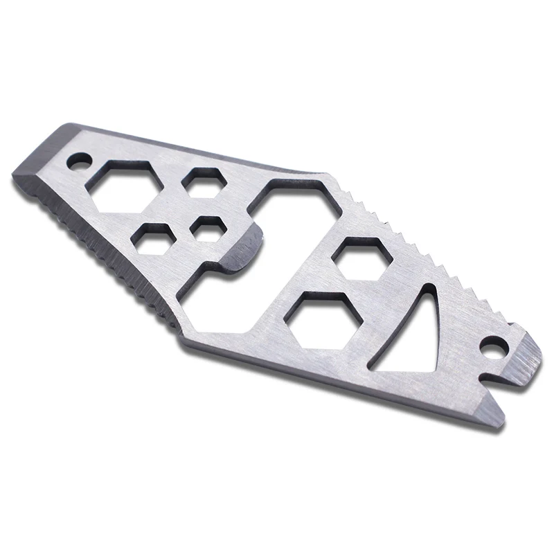 
Custom Titanium Survival Tactical Gear Multi Too Pocketl EDC Keychain Tool 