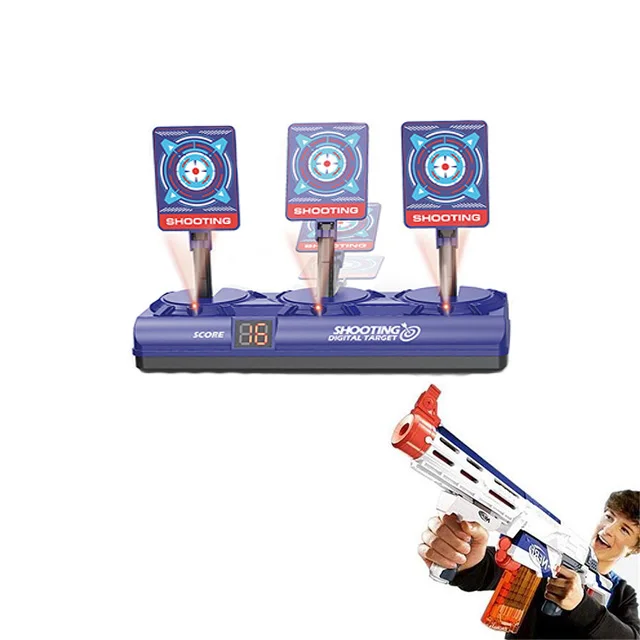 KSF игрушки электронная стрельба цифровые мишени для пистолетов с поролоновым Дротиком игрушечный пистолет