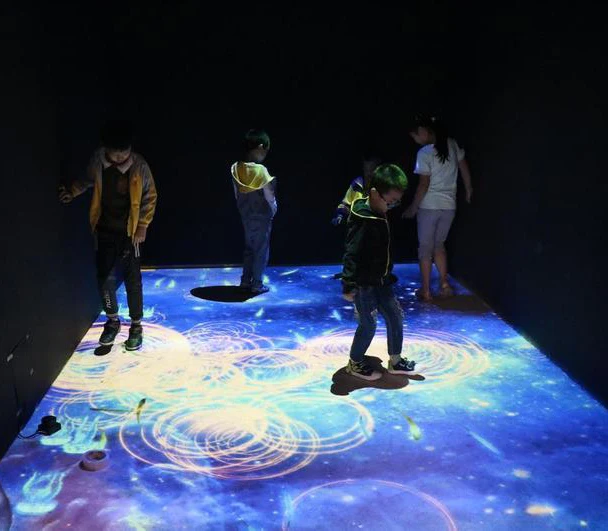 Multimedia 3D Video Interactive Floor Projector Game,Smart Projection Large Screen Interactive Games For Wedding,Restaurant,Mall