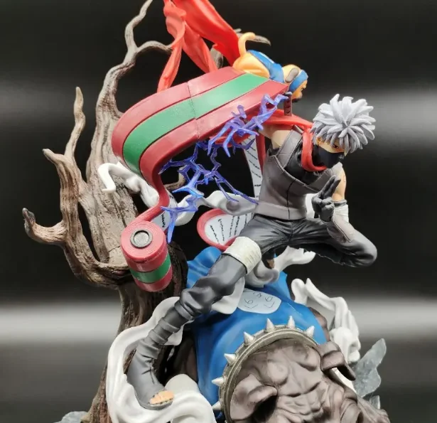 39cm High Quality Japanese PVC toys model Statue Anime N Hatake Kakashi Action figures