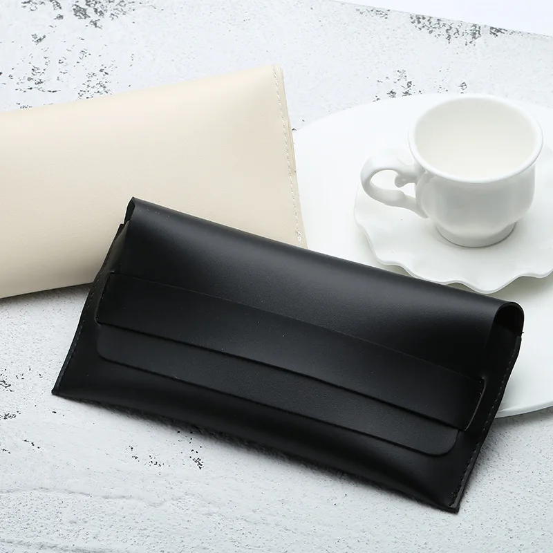 Wholesale Retro Big Eyewear Case Simple Waterproof Glasses Box Sunglasses Case White