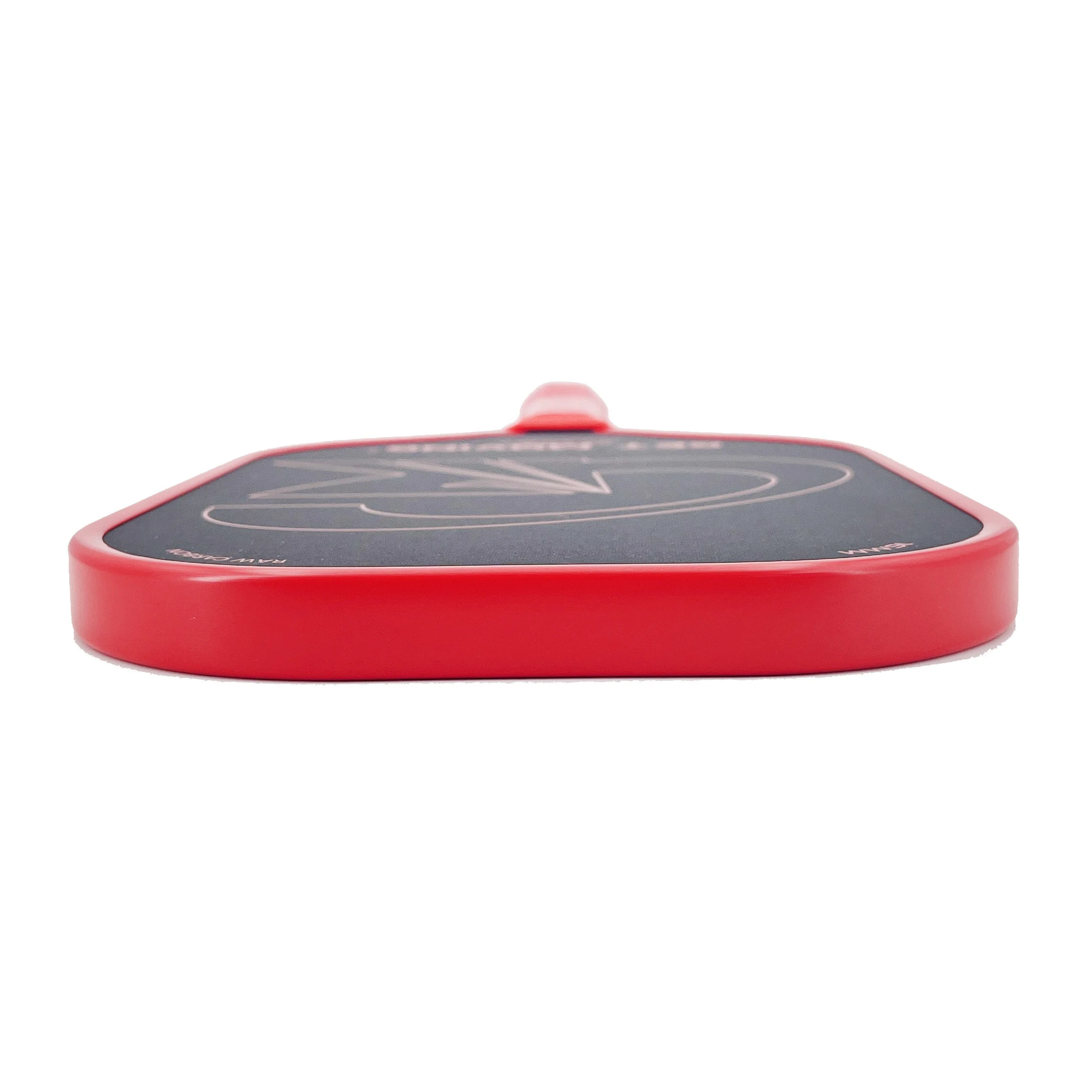 Lansda 16Mm T700 Carbon Fiber Pickleball Paddle Red Edge Guard Rough Surface and Paddles Cover Wholesale from China