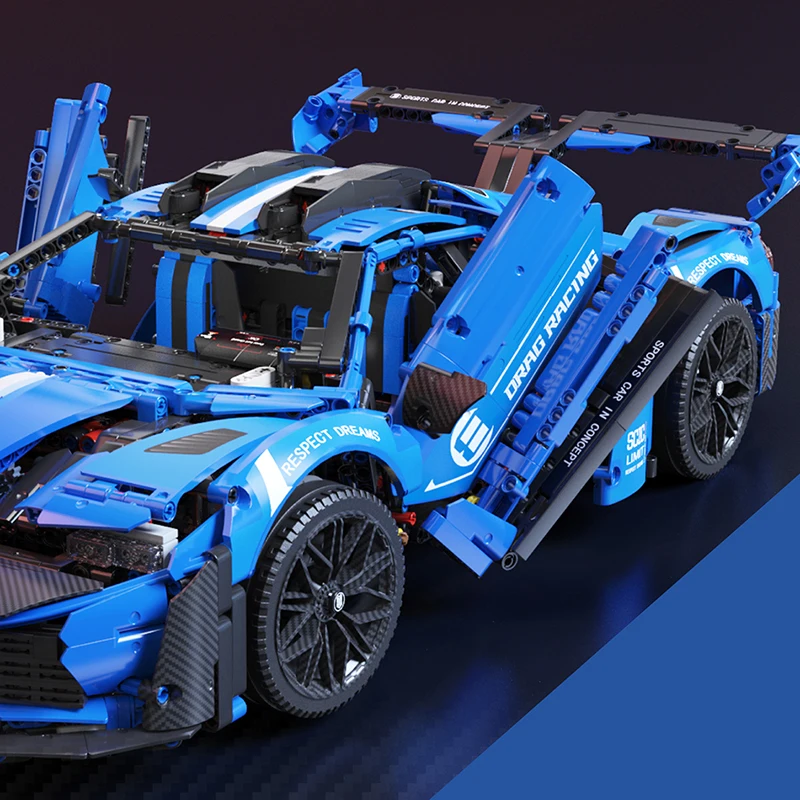 Конструктор MOYU RC 1/8 спортивный автомобиль MOC кирпичные автомобили строительные блоки игрушечный набор
