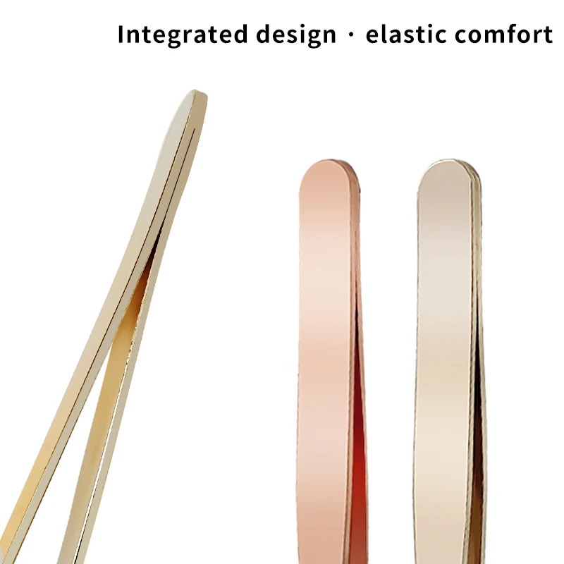 Beauty Tools Stainless Steel  Professional Slanted eyelash clip Hair Removal 96 Eyebrow Tweezers  Custom  LOGO eyebrow tweezers