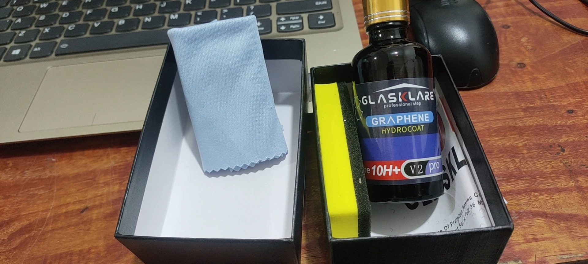 New brand GLASKLARE Graphene coating Ceramic Nano Diamond Coating graphene 12h hardness car graphene rystal coating 30ml