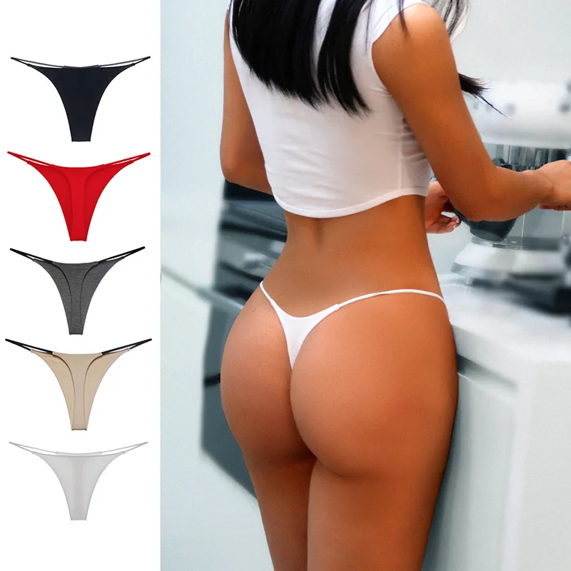 
New 2021 Multi Colors Cotton Low Waist T-Back women underwear Sexy Cotton Women Panties Thong 
