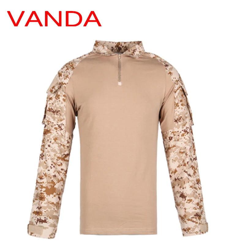 Camouflage Tactical Suit Frog Suit T-shirt Tear-proof Training Tactical Suit