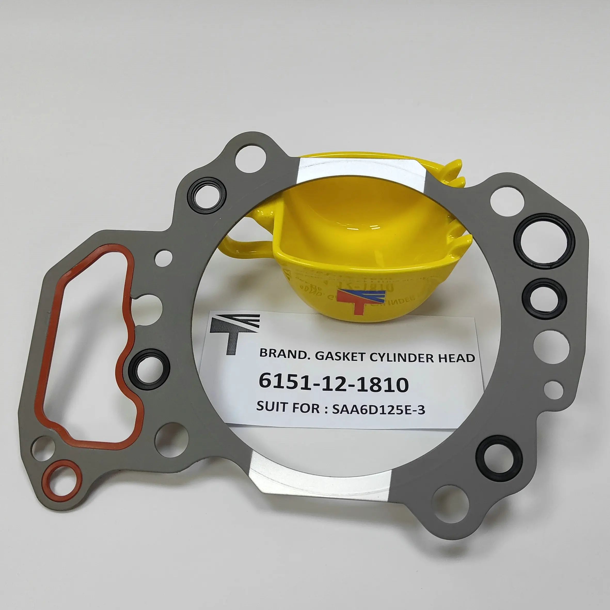 CYLINDER HEAD GASKET 6151-12-1810 for ENGINE SAA6D125E-2-3 EXCAVATOR PC400-6 PC400-7 WA470-3 WA470-5