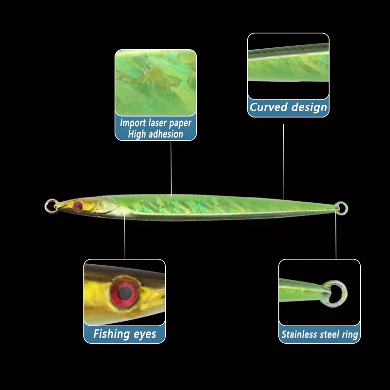 Freshwater Saltwater Metal Jig Lures Light Jig