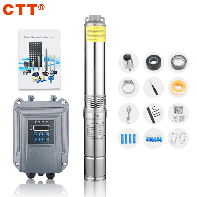 72v dc solar powered submersible water pump 15000 liters per hour for agriculture