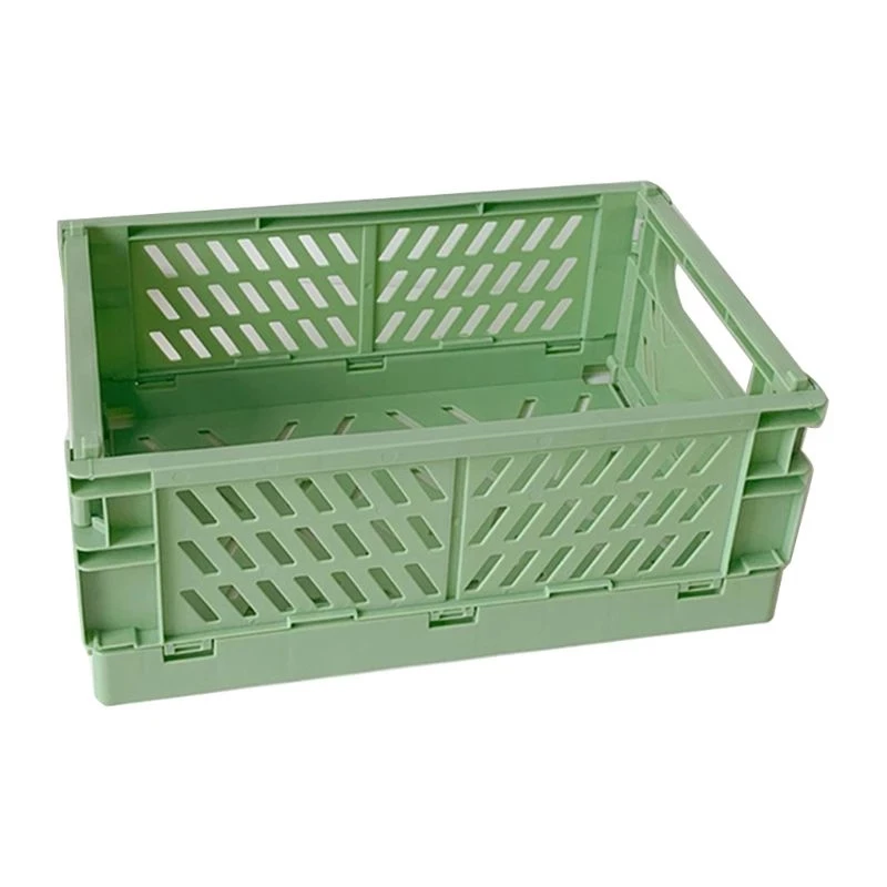 Storage Basket Sundries Cosmetic Container Collapsible Crate Foldable Organizer Box Folding Desktop Holder Home Organizing Case