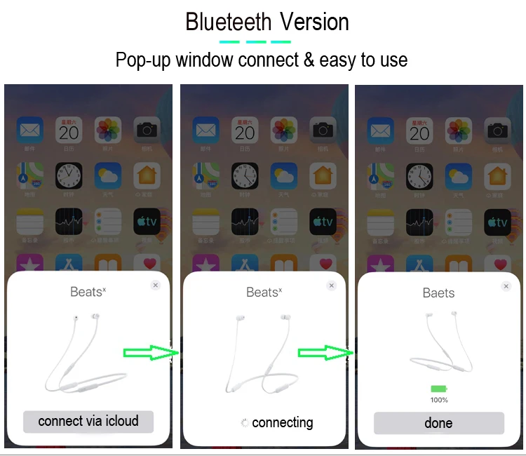 premium pop-up stereo in-ear wired Lightnings headset earphone for iphone 7 8 x 11 headphone with mic