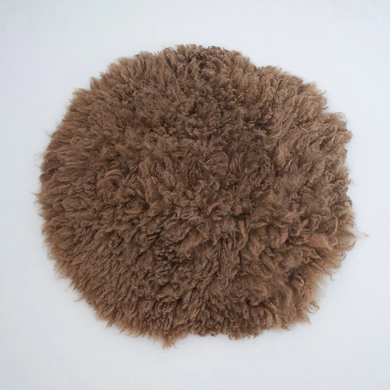 Newborn baby sheep blanket round photographic studio photography props