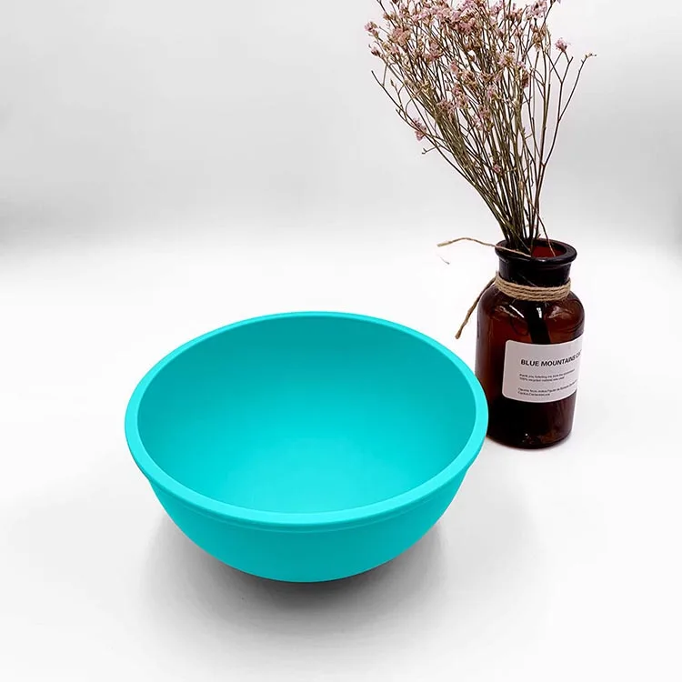 OEM ODM  Bowl Set Salad Fruit Dough Bowls And Plates Collapsible Dog Noodle Mixing Bubble Milk silicone Bowl
