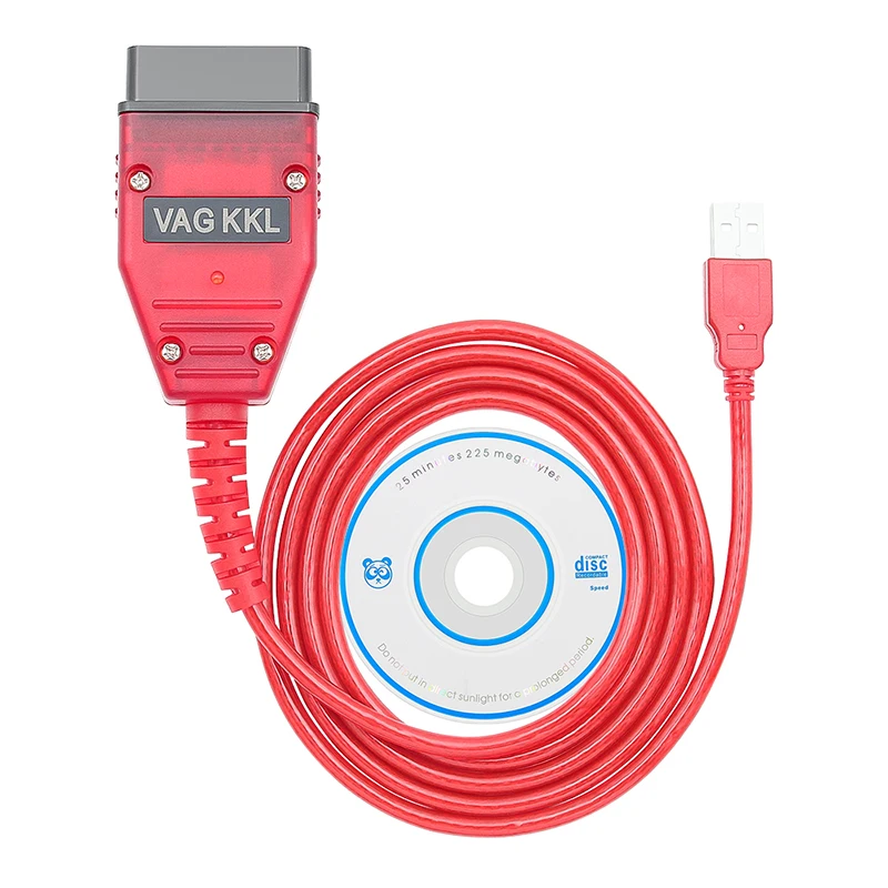 obd adapter OBD 2 FTDI FT232RL 9241A Chip VAG KKL 409.1 VAG COM OBD connector USB Diagnostic Cable Automatic Diagnostic Scanner