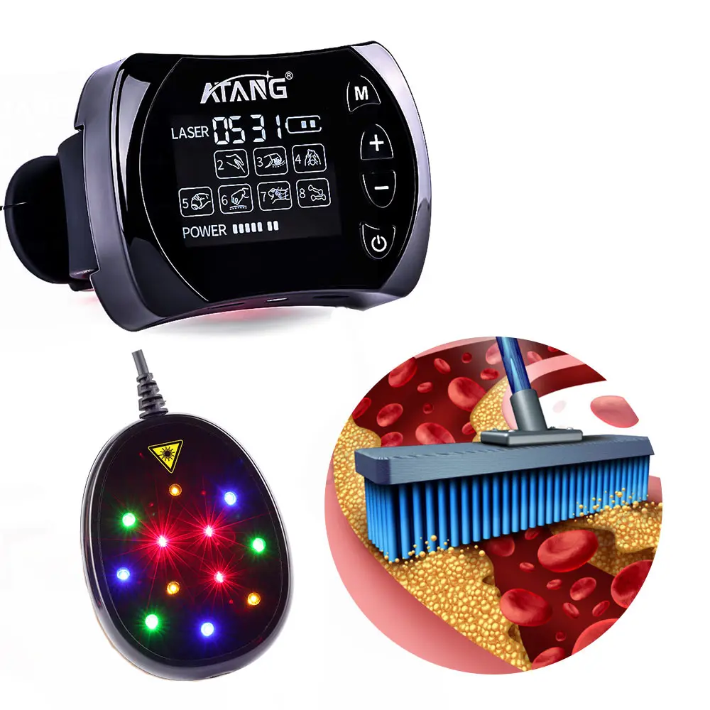 Household Use LLLT Low-Level Laser Therapy Device Treats Coronary Artery Disease Low Blood Sugar Symptoms Diabetic Watch