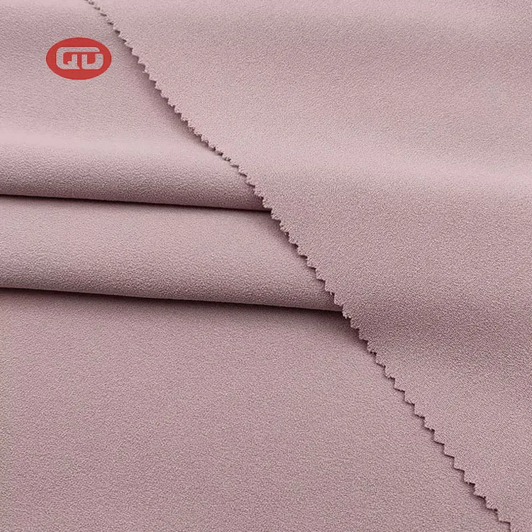 Shaoxing заводская цена Премиум легкая поли 120-125gsm ткань мох креп Como для мусульманского шарфа платья