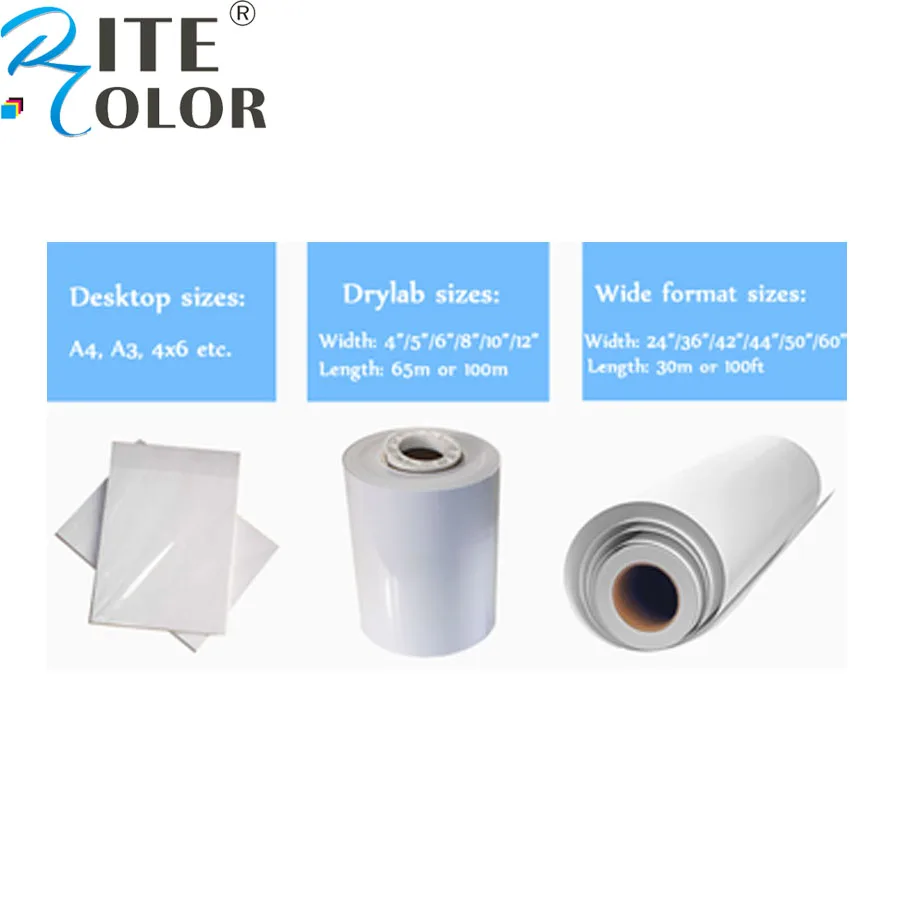 Imatec 6 inch glossy RC photo paper digital dry minilab for Fuji Noritsu plotter printing