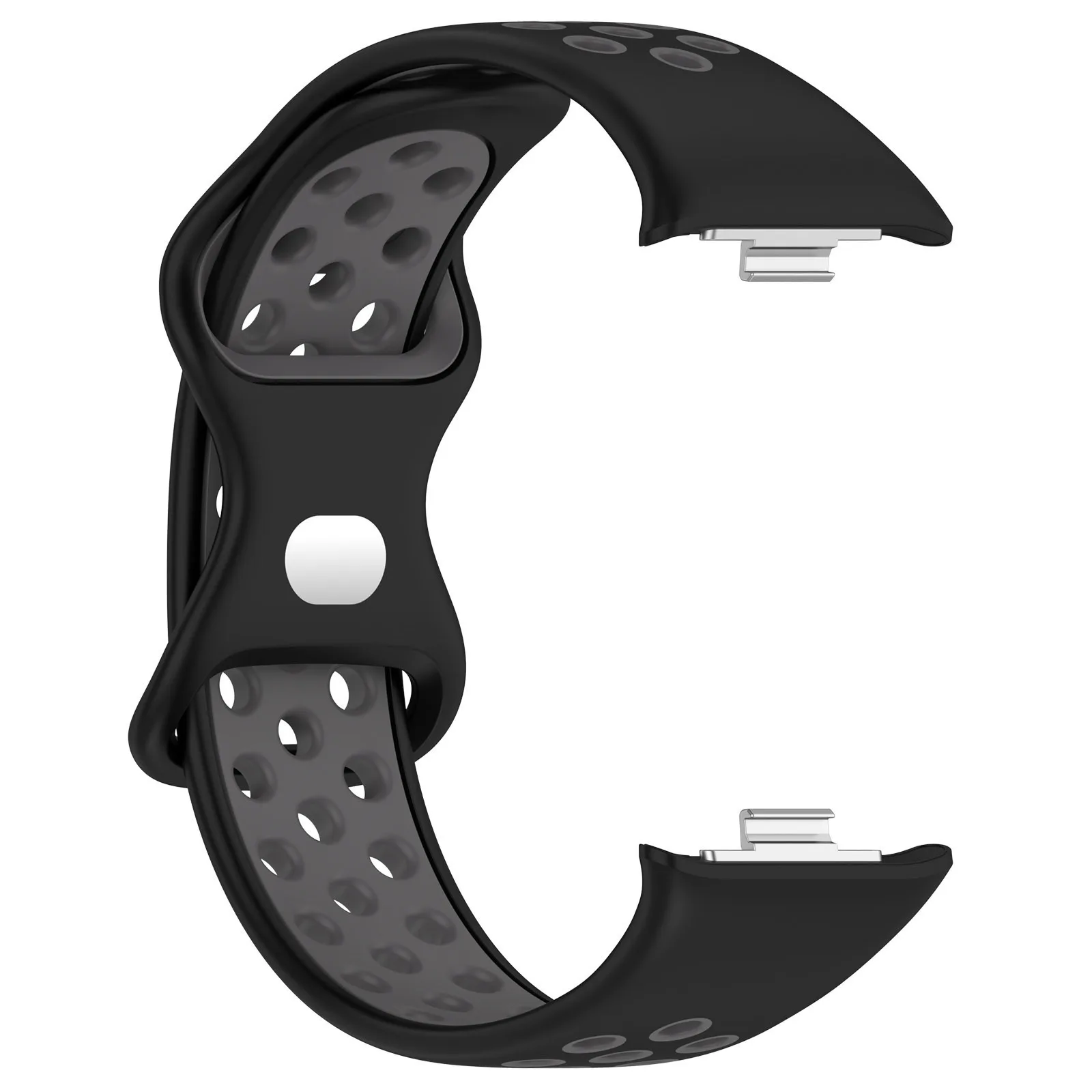 Tschick Bicolor Silicone Strap For Xiaomi Mi Band 8 Pro Breathable Smart Watch Bracelet For Redmi Watch 4 WristBand Accessories