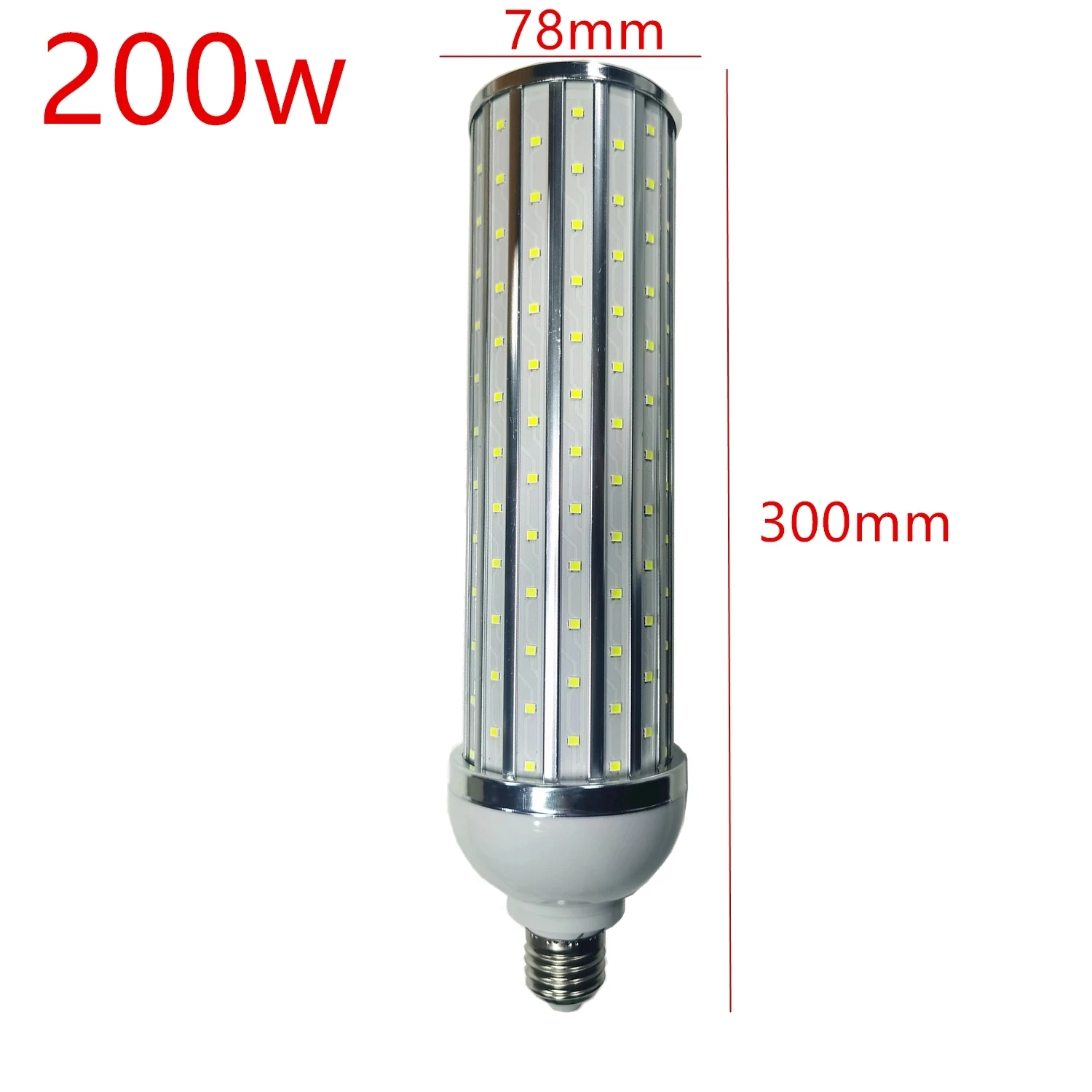 LED Bulb Aluminum shell lamp 18W25W30W40W50W 60W 80W 100W 220V E14 E26 E27 E39 E40 LED Corn light street lamp Cool Warm White